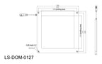 LS-DOM-0127 dimensions (mm)