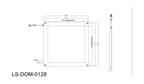 LS-DOM-0128 dimensions (mm)