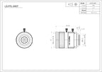 LS-FFL-0407 dimensions (mm)