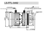 LS-FFL-0492 dimensions (mm)