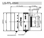 LS-FFL-0500 dimensions (mm)