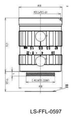 LS-FFL-0597 dimensions (mm)