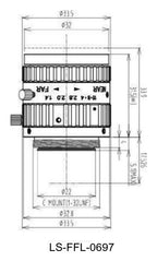 LS-FFL-0697 dimensions (mm)