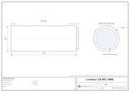 LS-FFL-1000 dimensions (mm)