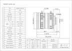 LS-FFL-1144 dimensions (mm)