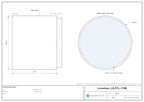 LS-FFL-1166 dimensions (mm)