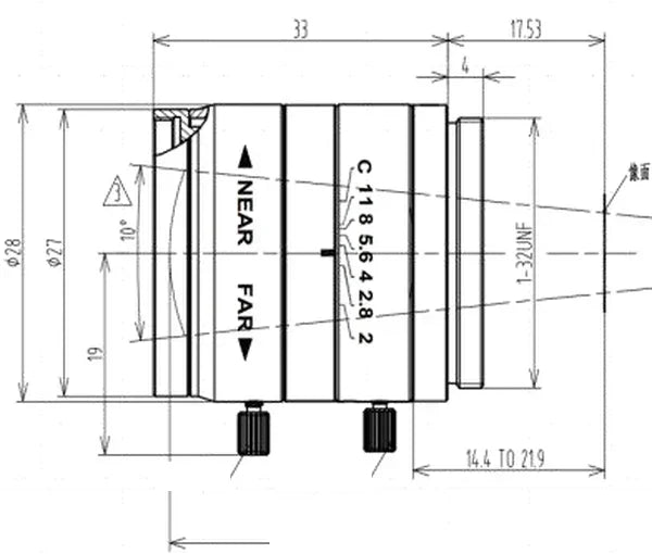 LS-FFL-1171 dimensions (mm)