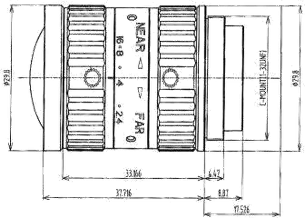 LS-FFL-1174 dimensions (mm)