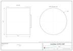 3.3 mm fisheye lens, 1", F2.4, C-mount