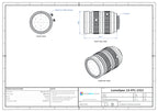 50 mm fixed focal length lens, 1.2", 25 MP, F2.4, C-mount