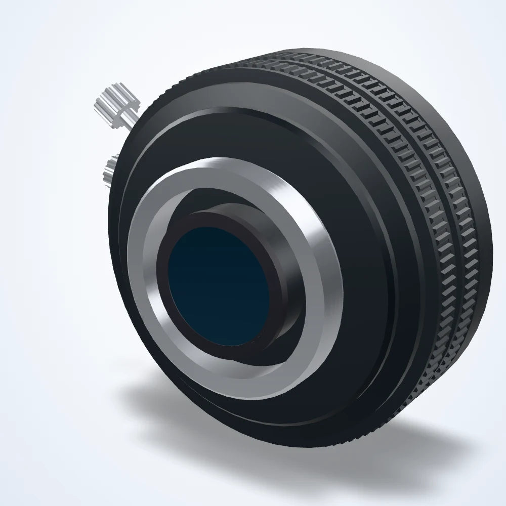 12 mm fixed focal length lens, 1.4", 45 MP, C-mount