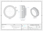 12 mm fixed focal length lens, 1.4", 45 MP, C-mount