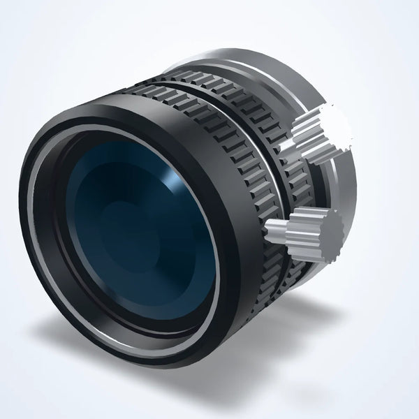 38 mm fixed focal length lens, 1.4", 45 MP, C-mount