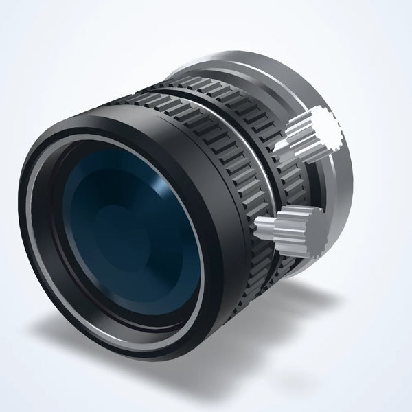 50 mm fixed focal length lens, 1.4", 45 MP, C-mount
