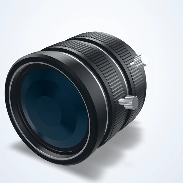 8 mm fixed focal length lens, 2/3", 8 MP, F1.4, C-mount