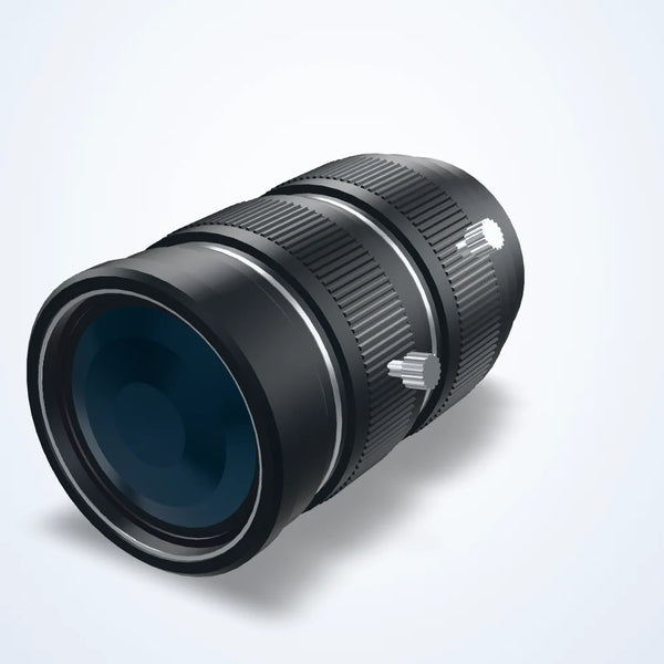 100 mm fixed focal length lens, 2/3", 8 MP, F2.8, C-mount