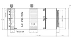 LS-FFL-1458 dimensions (mm)