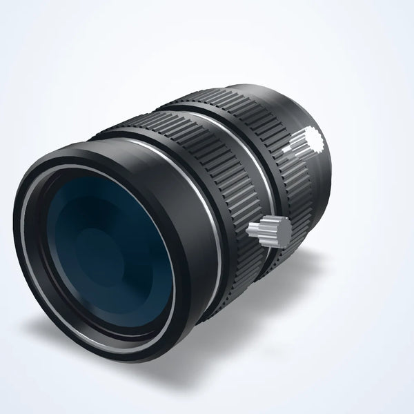 16 mm macro lens, 1.1", F2.8, C-mount