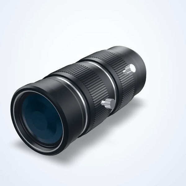 75 mm macro lens, 1.1", F3.8, C-mount