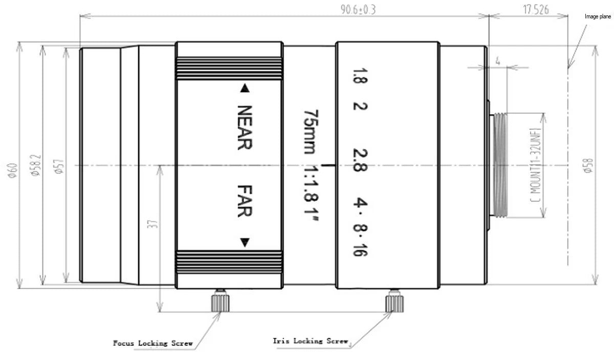 LS-FFL-1552 dimensions (mm)