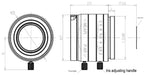 LS-FFL-1572 dimensions (mm)