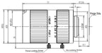 LS-FFL-1581 dimensions (mm)
