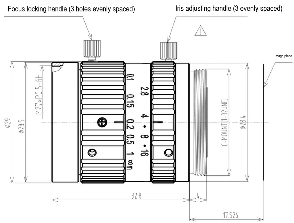 LS-FFL-1583 dimensions (mm)