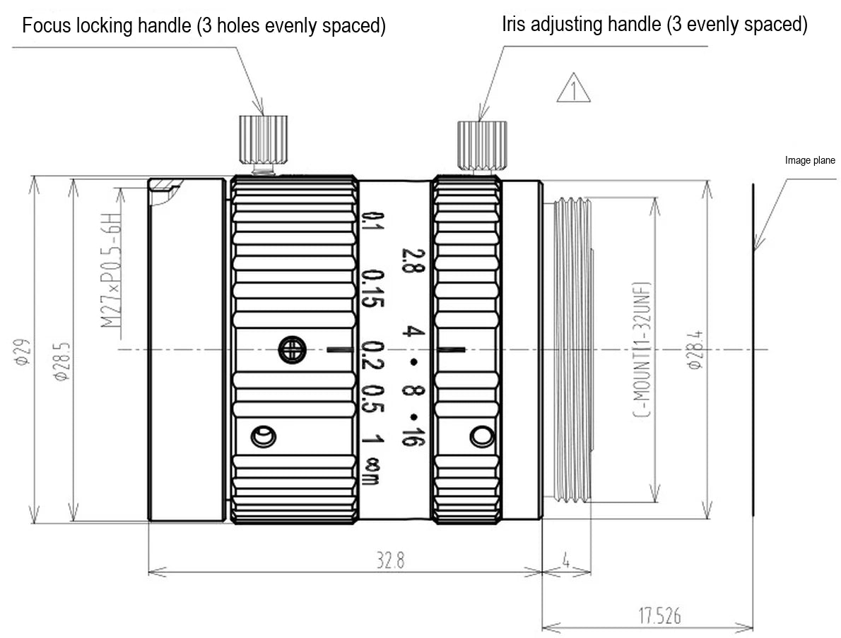LS-FFL-1583 dimensions (mm)