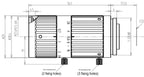 LS-FFL-1587 dimensions (mm)