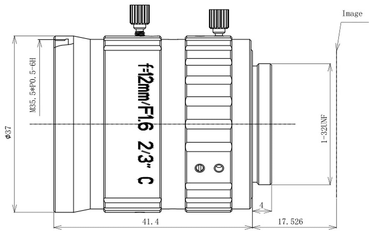 LS-FFL-1595 dimensions (mm)