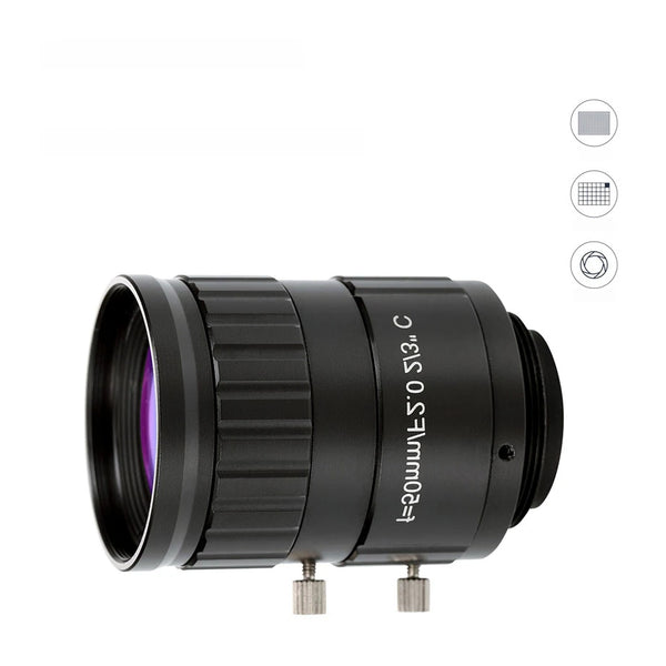 2/3" 5-10 megapixel ultra-high resolution FA lens, 50 mm, C-mount