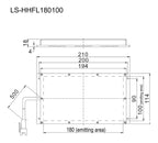 LS-HHFL180100 dimensions (mm)