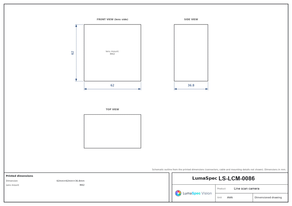 LS-LCM-0086 dimensions (mm)