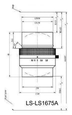LS-LS1675A dimensions (mm)