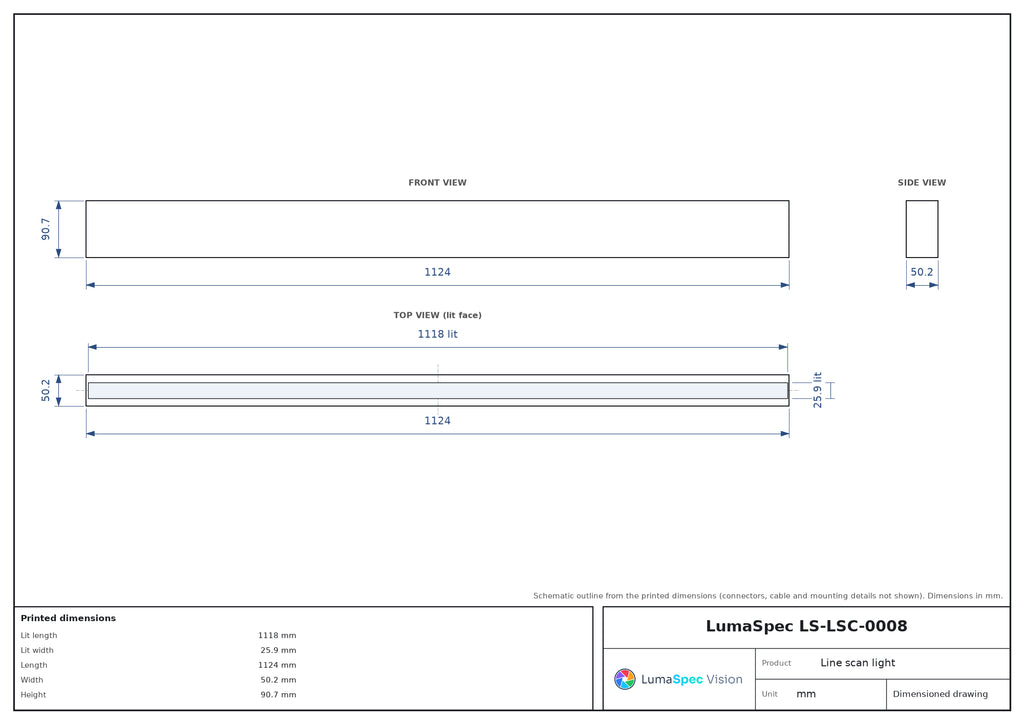 LS-LSC-0008 dimensions (mm)
