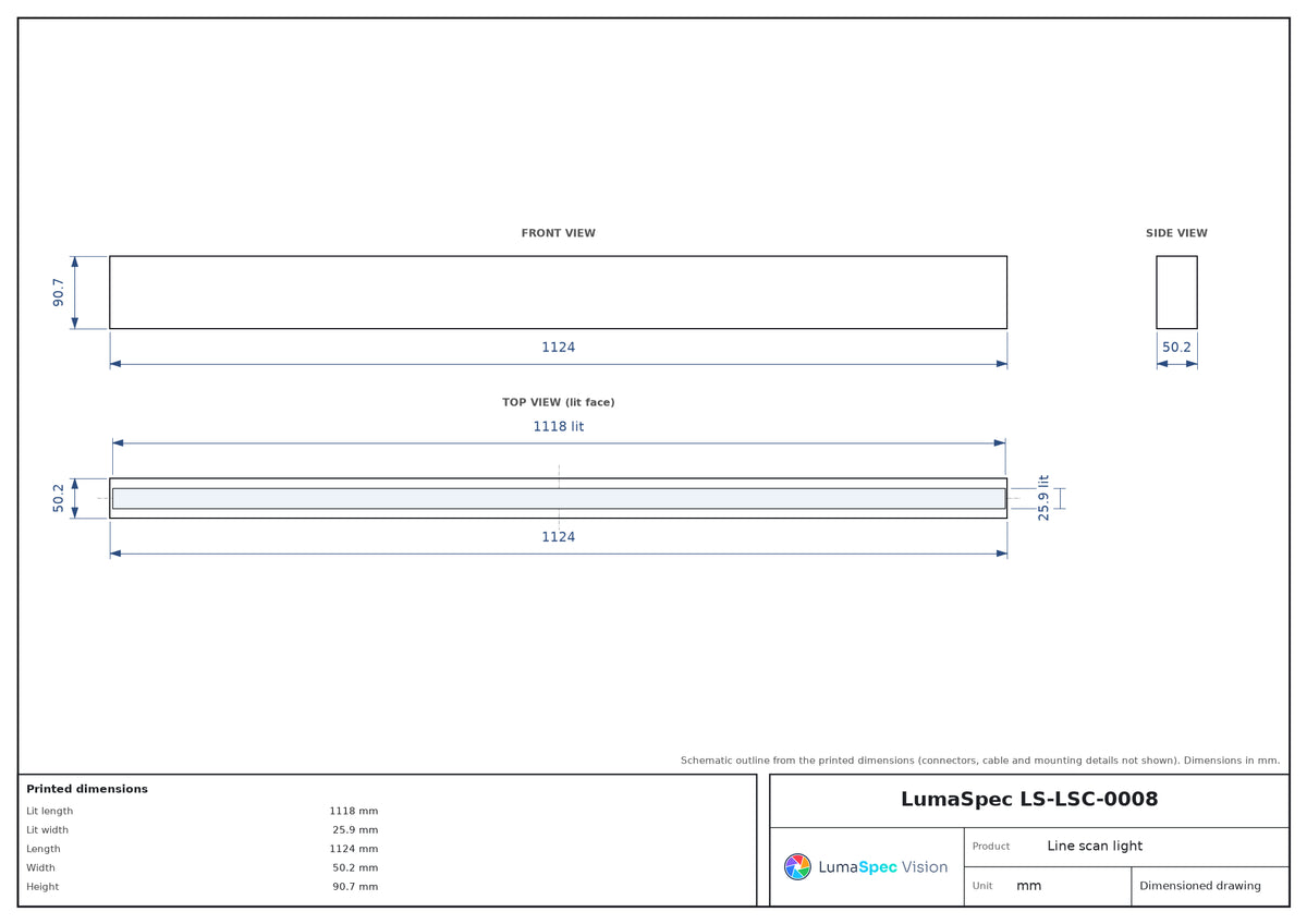 LS-LSC-0008 dimensions (mm)