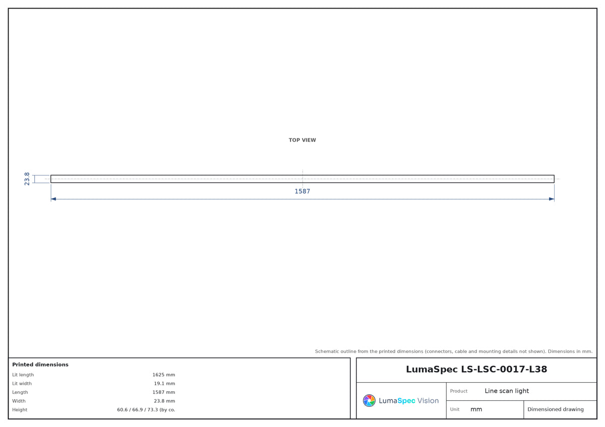 LS-LSC-0017-L38 dimensions (mm)