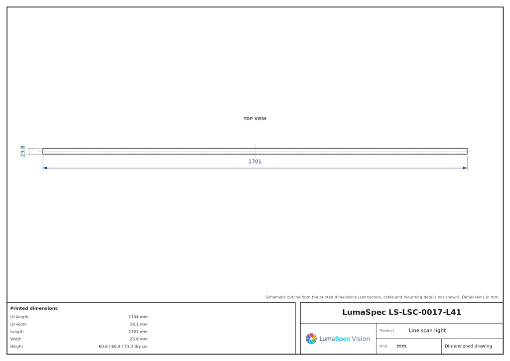 LS-LSC-0017-L41 dimensions (mm)