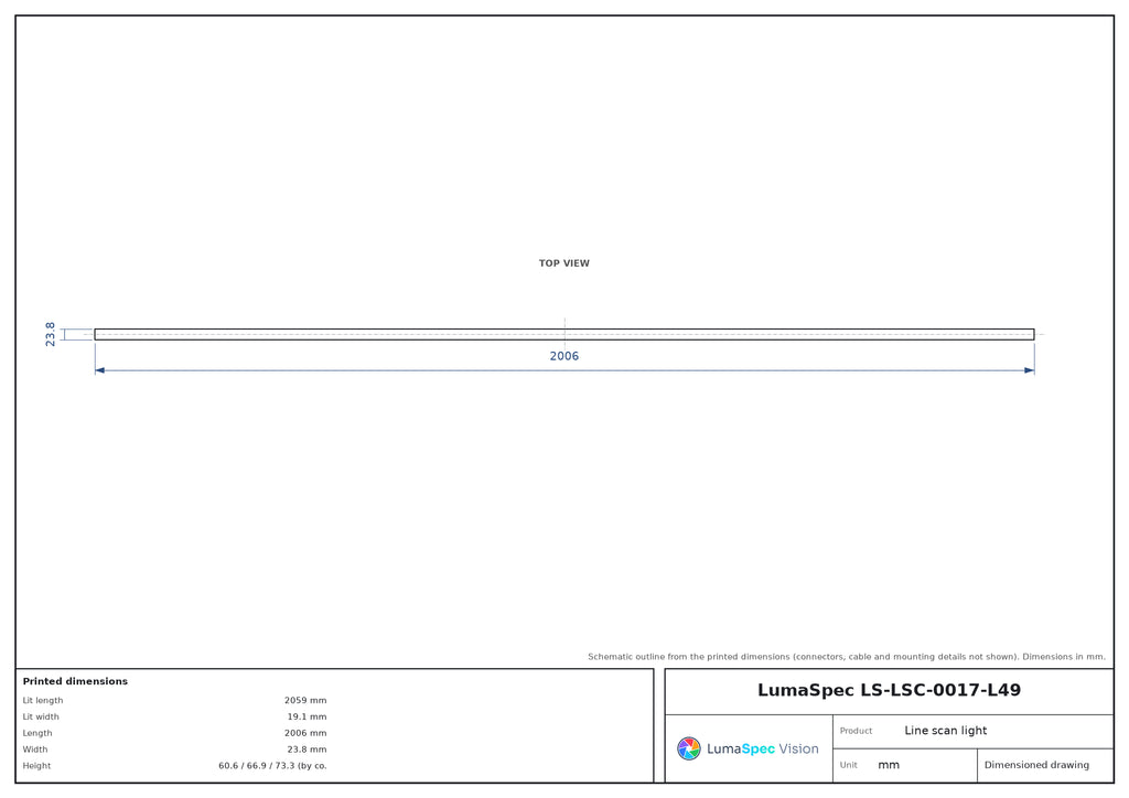 LS-LSC-0017-L49 dimensions (mm)