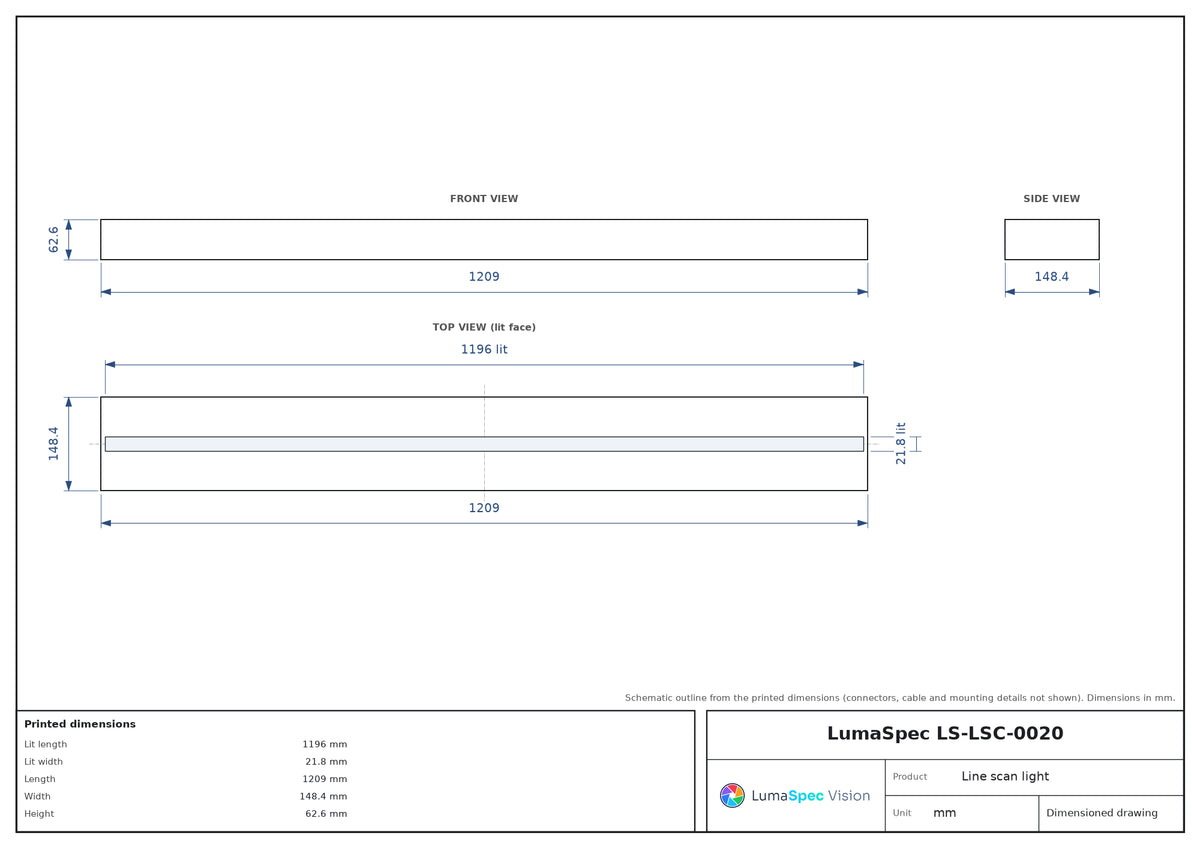 LS-LSC-0020 dimensions (mm)
