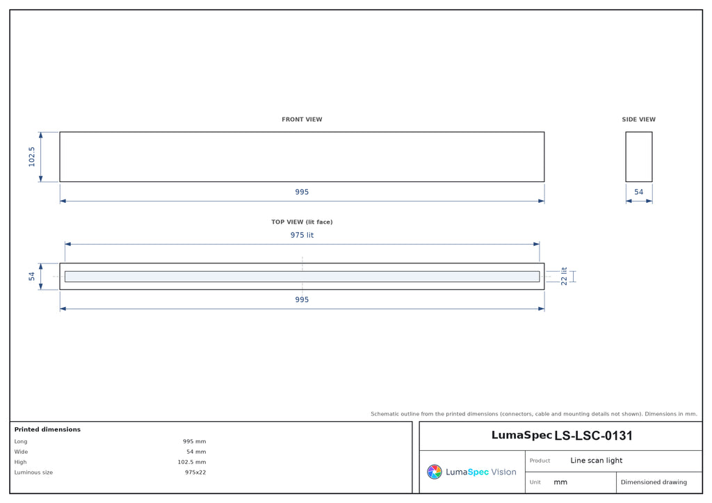 LS-LSC-0131 dimensions (mm)