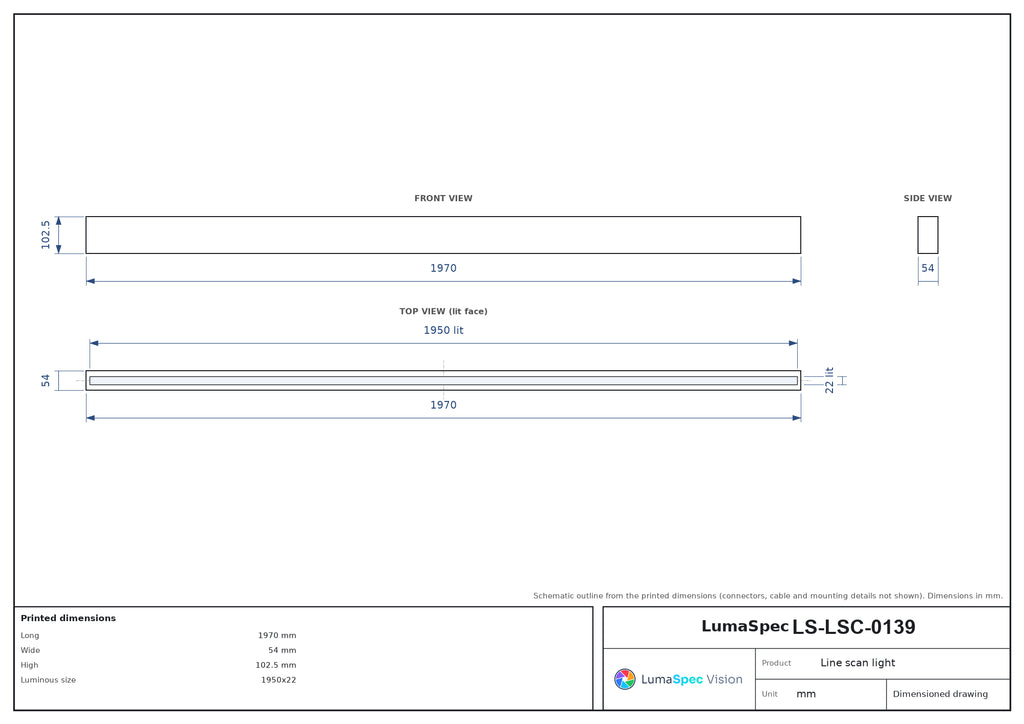 LS-LSC-0139 dimensions (mm)
