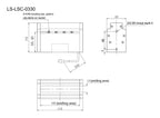 LS-LSC-0330 dimensions (mm)