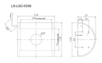 LS-LSC-0339 dimensions (mm)