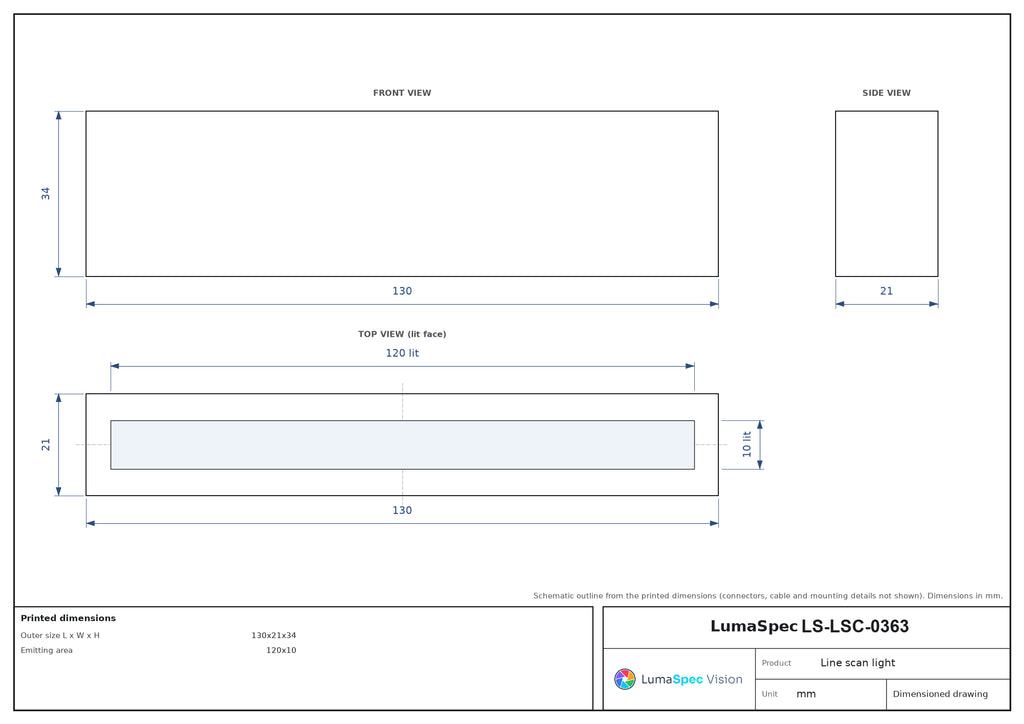 LS-LSC-0363 dimensions (mm)