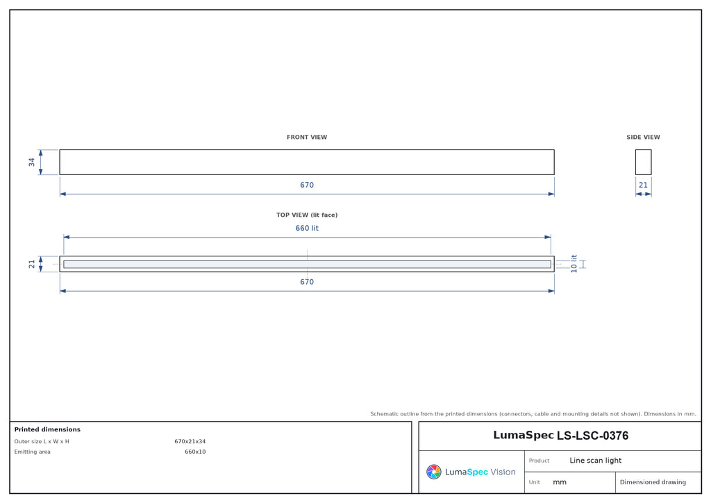 LS-LSC-0376 dimensions (mm)