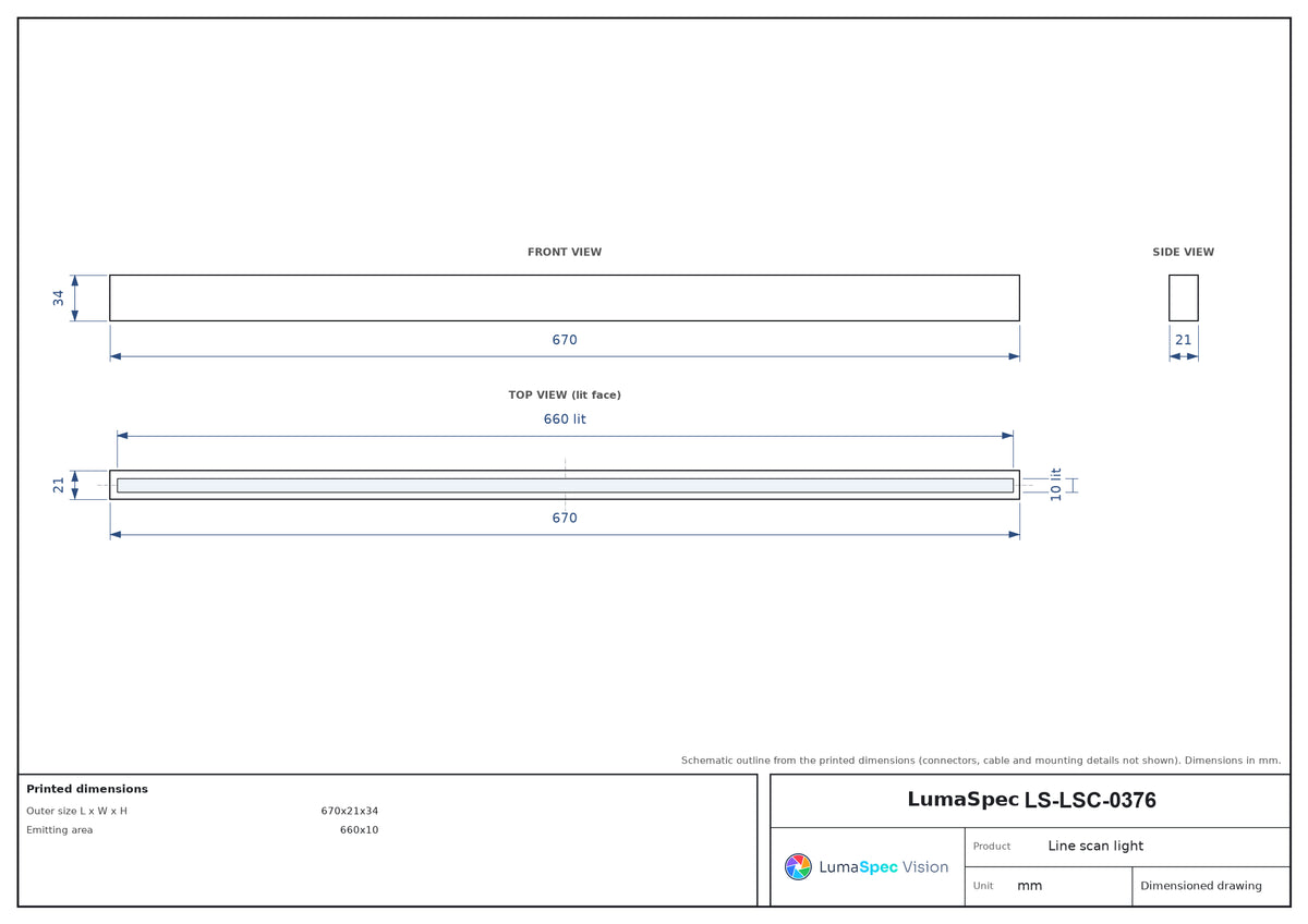 LS-LSC-0376 dimensions (mm)