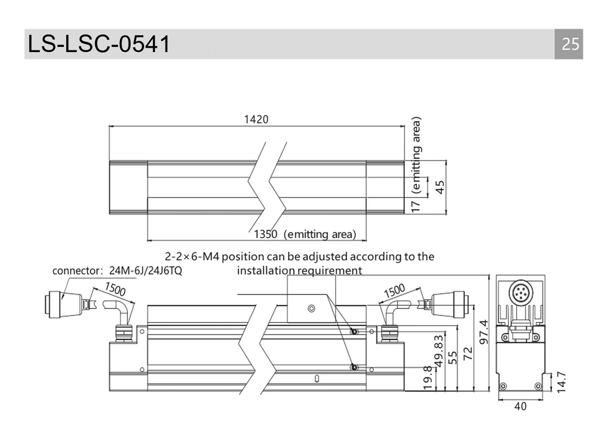 LS-LSC-0541 dimensions (mm)
