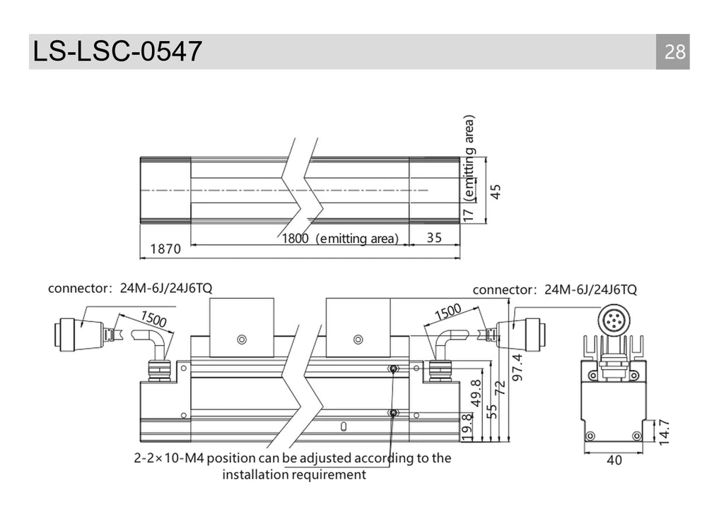 LS-LSC-0547 dimensions (mm)