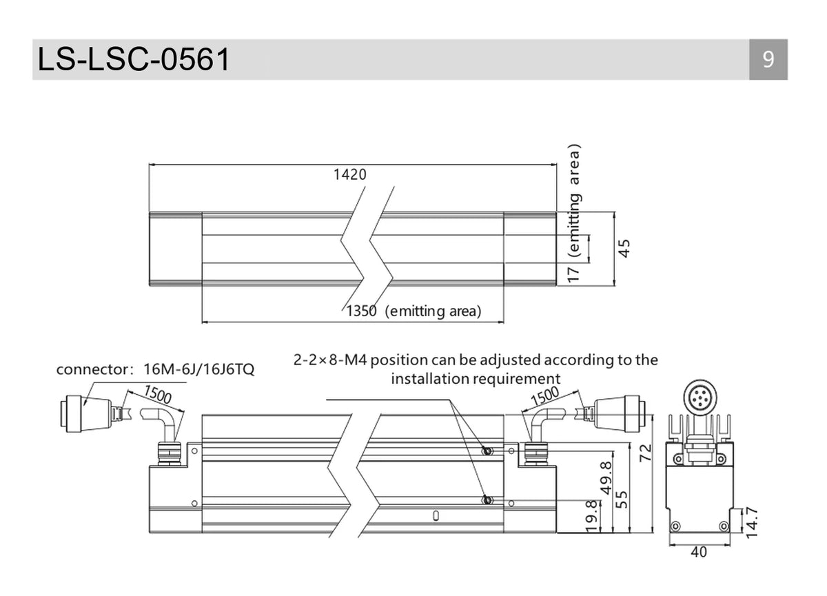 LS-LSC-0561 dimensions (mm)